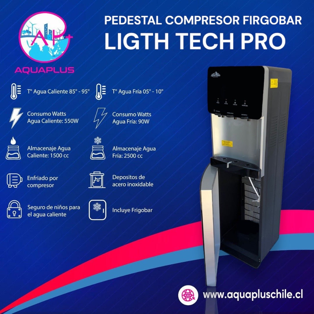 LIGHT TECH PRO (bidón oculto) + 2 BIDONES (incluye envase retornable)